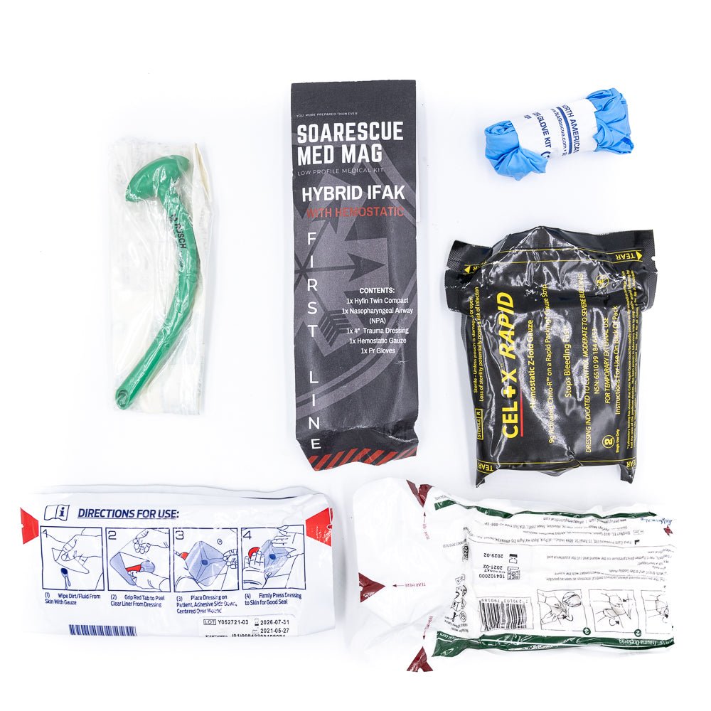 Hybrid IFAK + Hemostatic MedMag - SOARescue