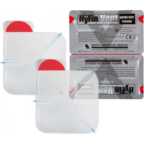 HyFin Vent Chest Seal- Twin Pack - SOARescue