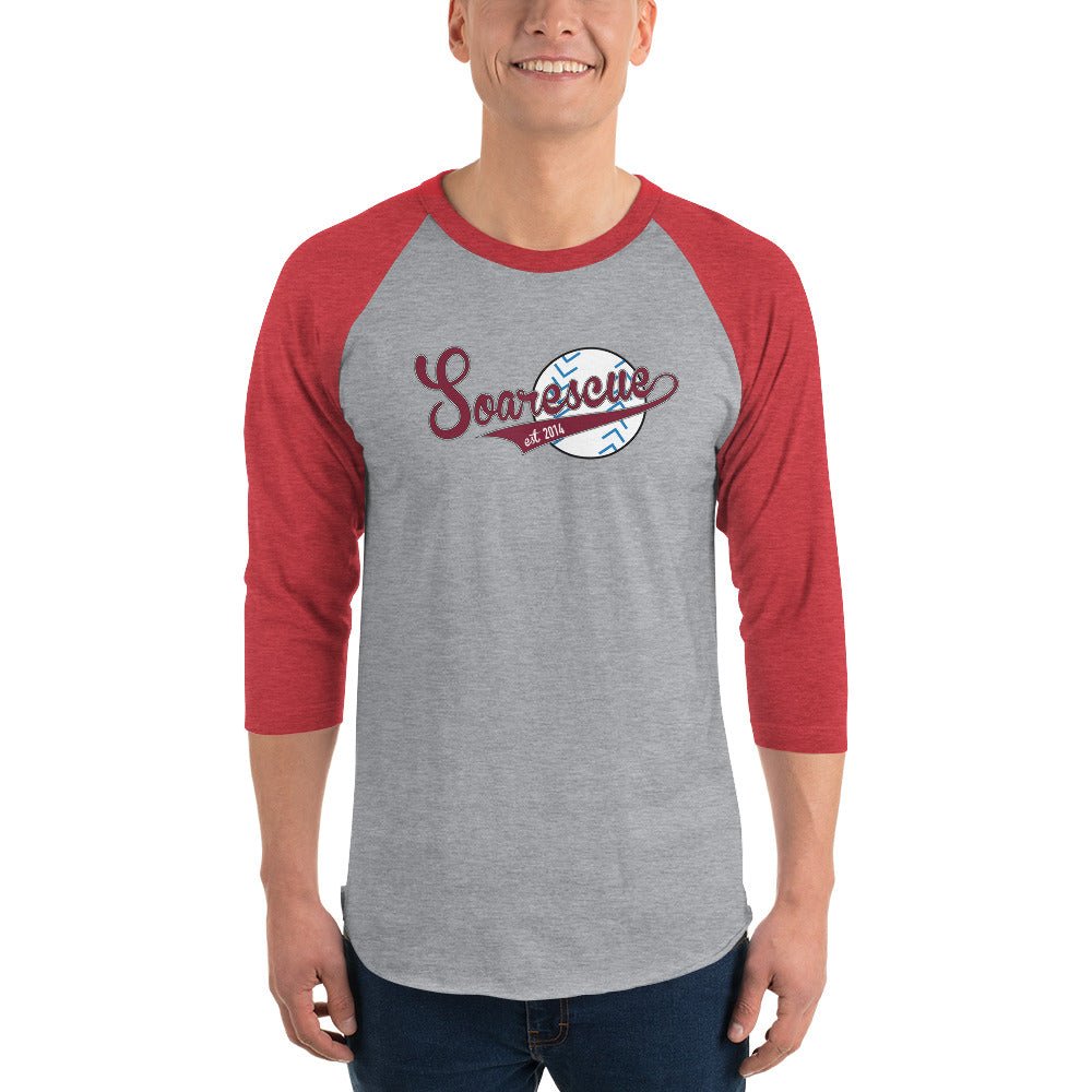 SOARescue - 3/4 sleeve raglan shirt - SOARescue