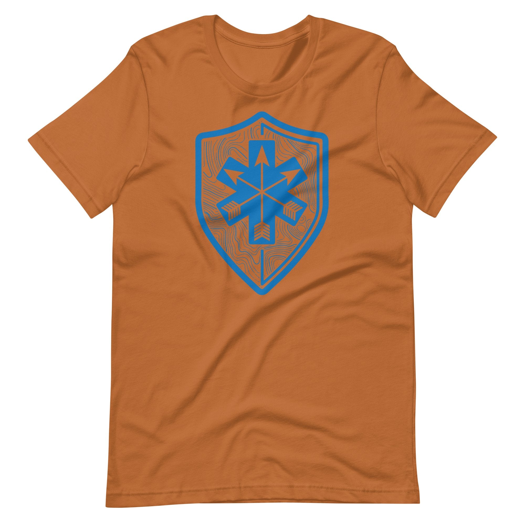 SOARescue - Blue Topo Print Shirt - SOARescue
