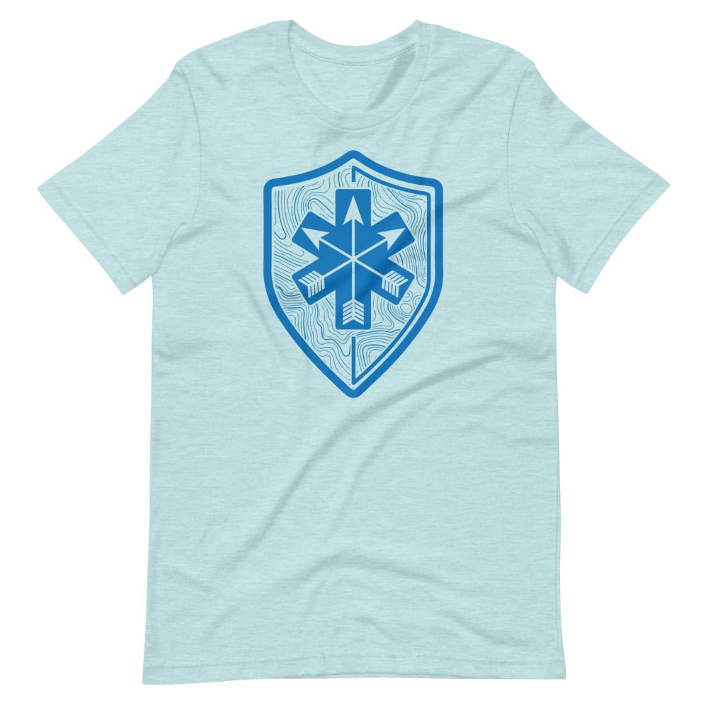 SOARescue - Blue Topo Print Shirt - SOARescue