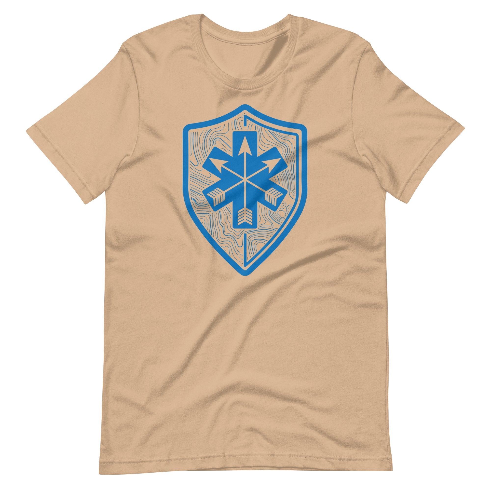 SOARescue - Blue Topo Print Shirt - SOARescue