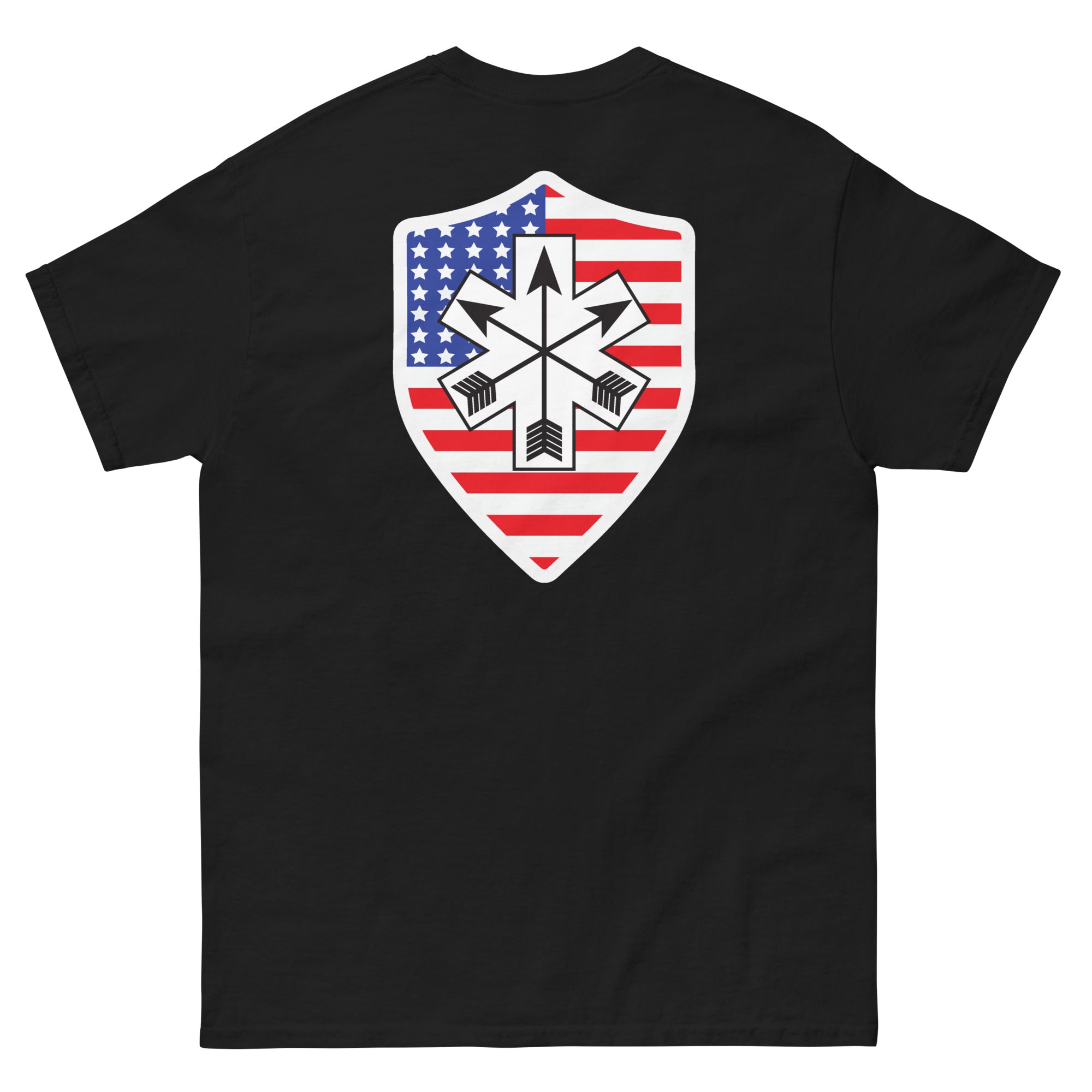 SOARescue - Logo American Flag T-Shirt - SOARescue
