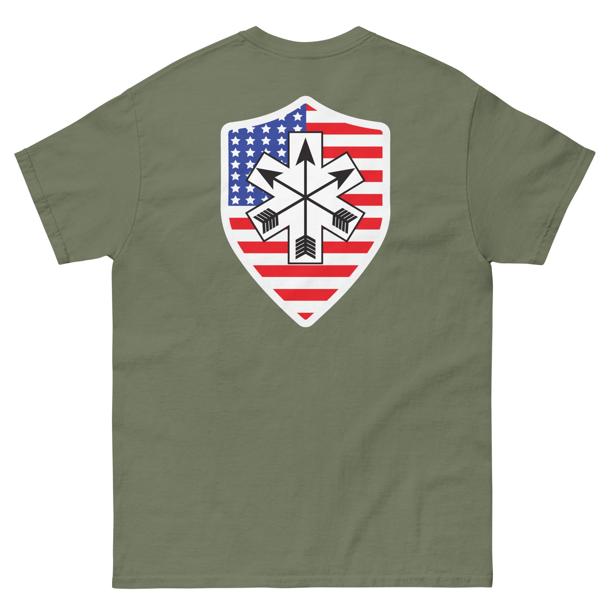 SOARescue - Logo American Flag T-Shirt - SOARescue