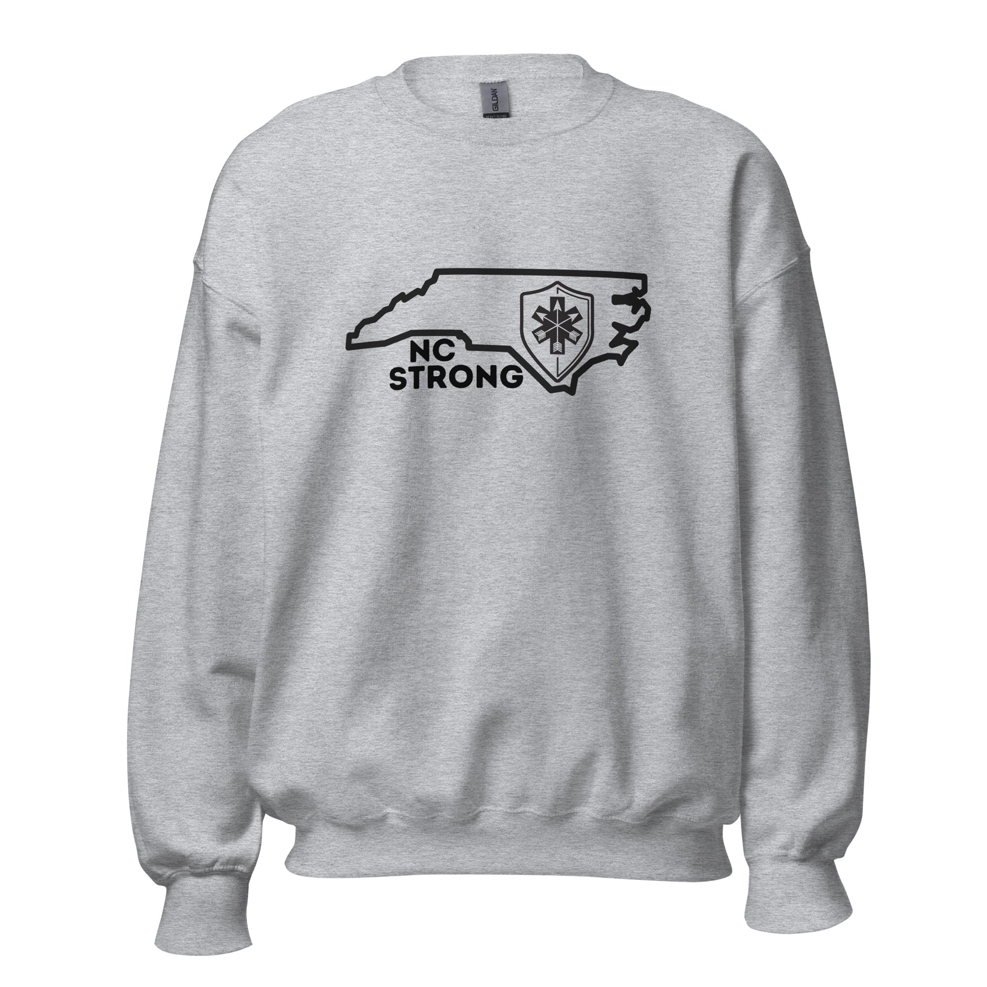 NC Strong Unisex Sweatshirt - Black Print - SOARescue