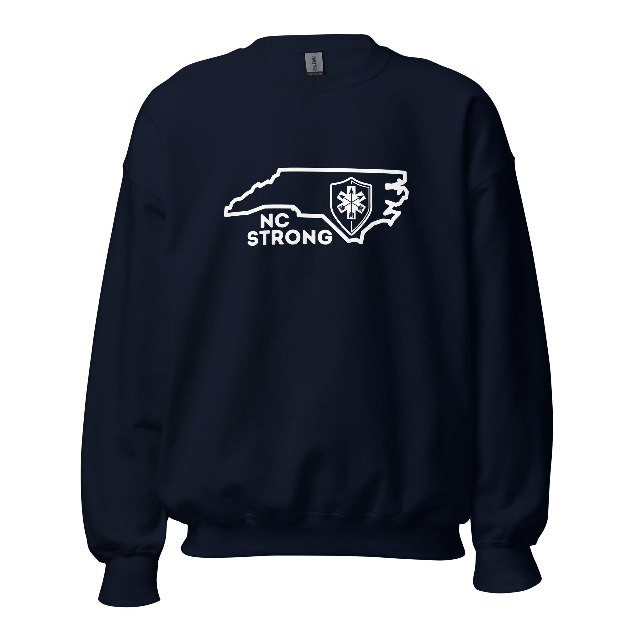 NC Strong Unisex Sweatshirt - White Print - SOARescue