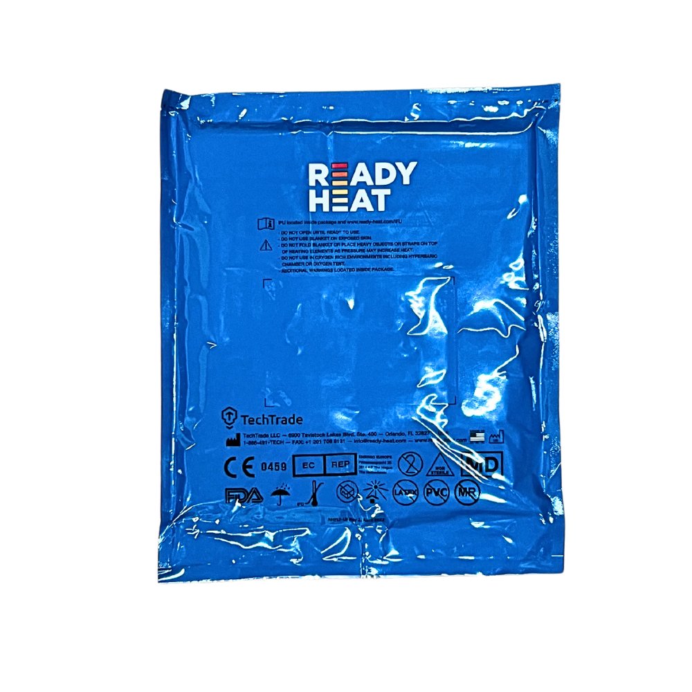 Ready - Heat II 12 - Panel Blanket, Disposable, Blue, 34in x 48in - SOARescue