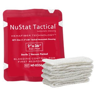 NuStat Tactical Hemostatic Dressing 2" x 36" - SOARescue